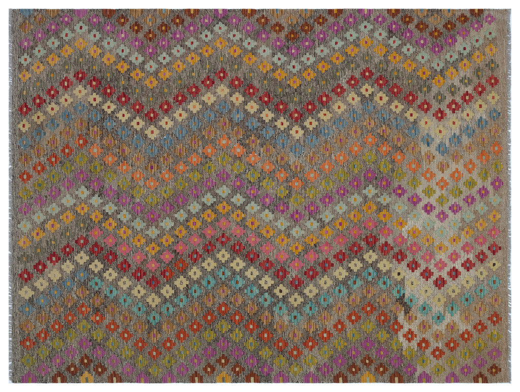 Naturel Over Dyed Kandahar Rug 5'12'' x 7'9'' ft 182 x 237 cm