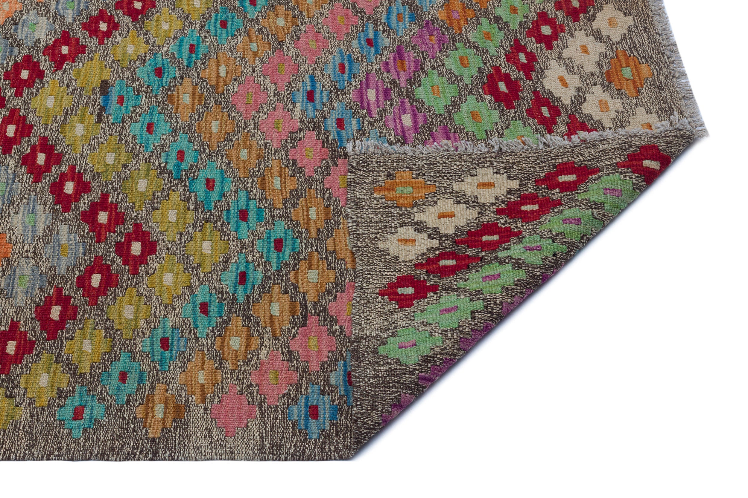 Naturel Over Dyed Kandahar Rug 5'10'' x 8'0'' ft 178 x 244 cm