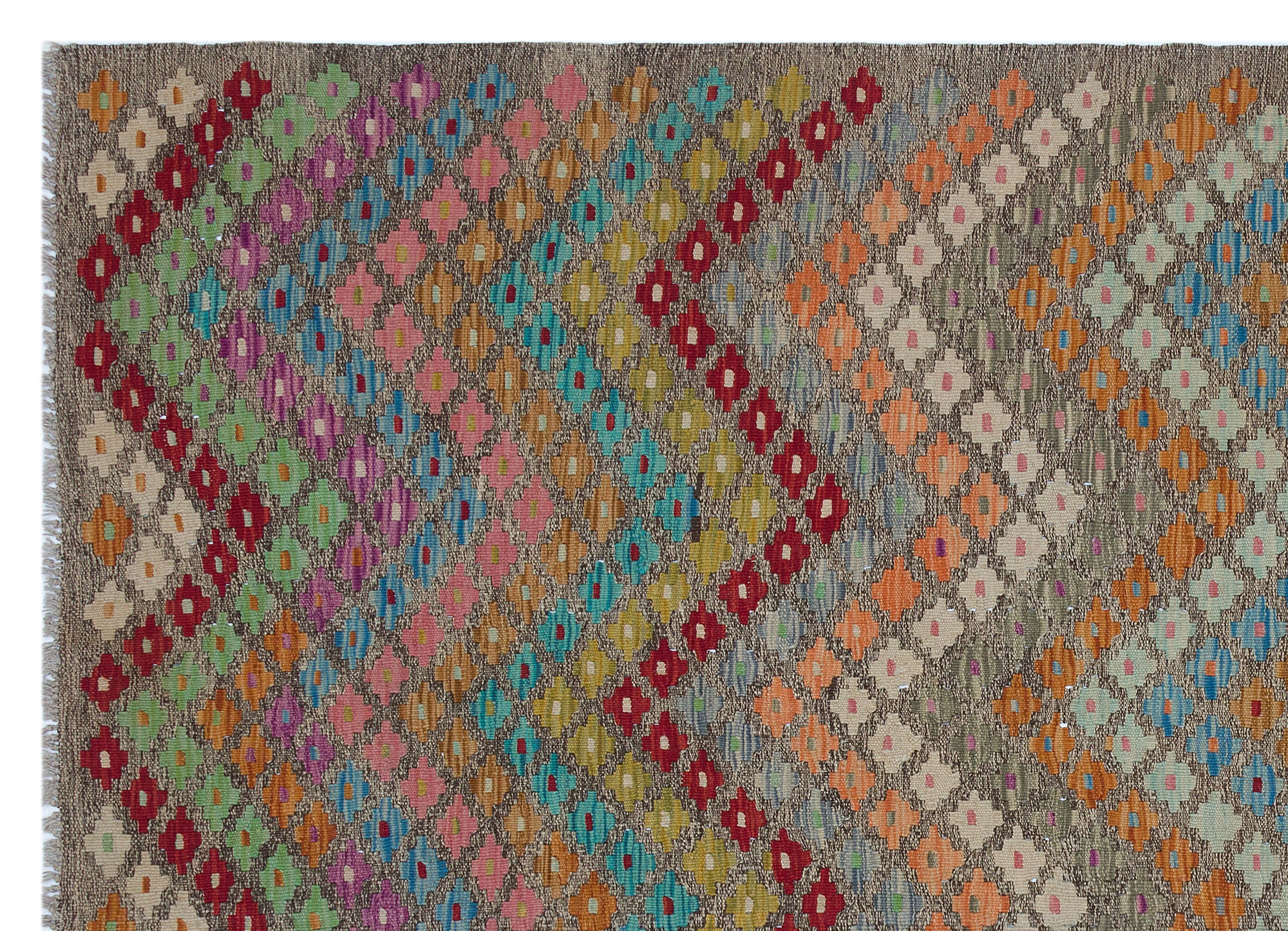 Naturel Over Dyed Kandahar Rug 5'10'' x 8'0'' ft 178 x 244 cm