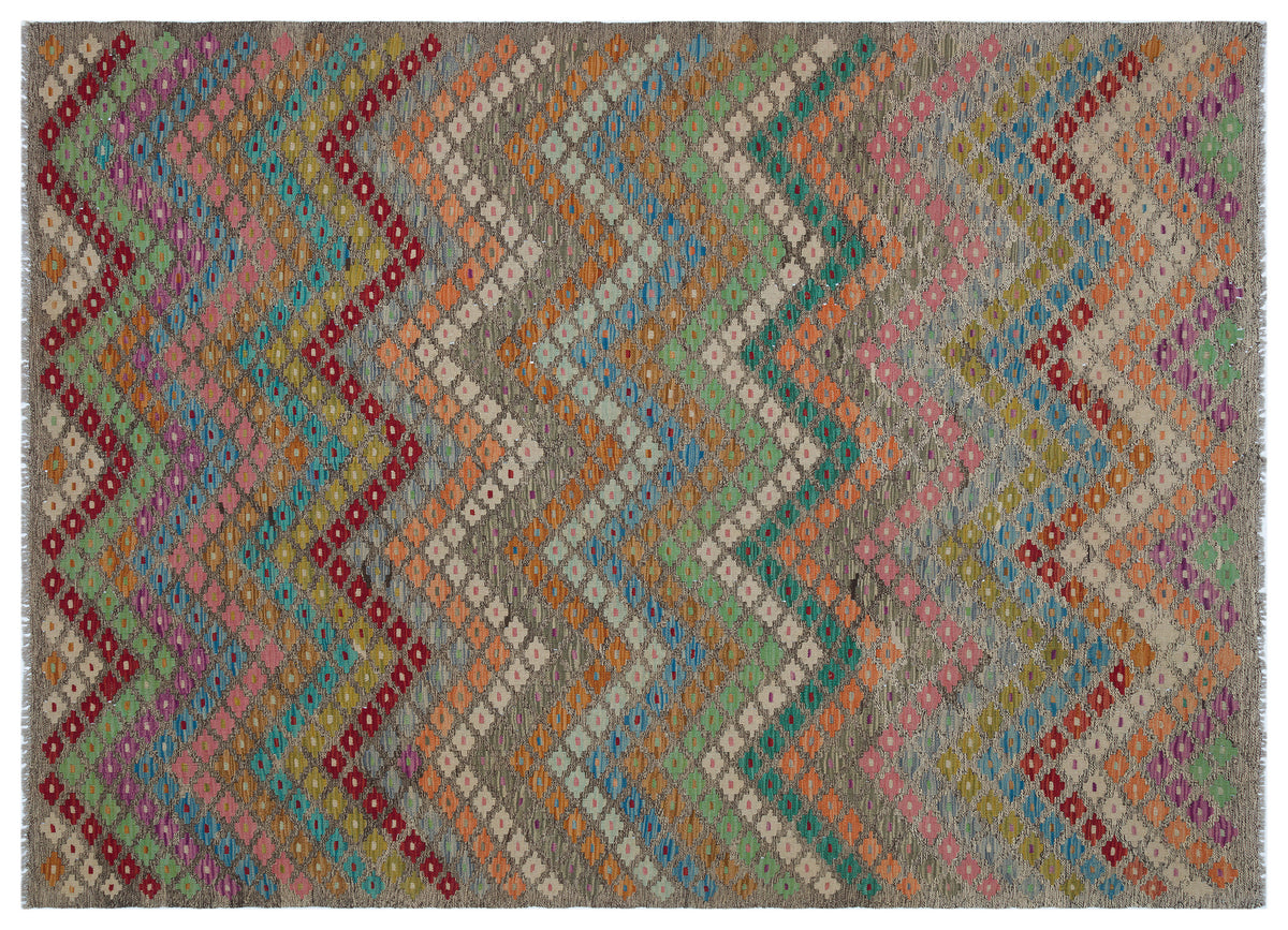 Naturel Over Dyed Kandahar Rug 5&#39;10&#39;&#39; x 8&#39;0&#39;&#39; ft 178 x 244 cm