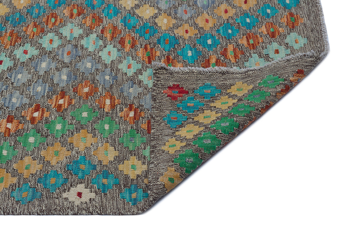 Naturel Over Dyed Kandahar Rug 6&#39;9&#39;&#39; x 7&#39;11&#39;&#39; ft 206 x 241 cm