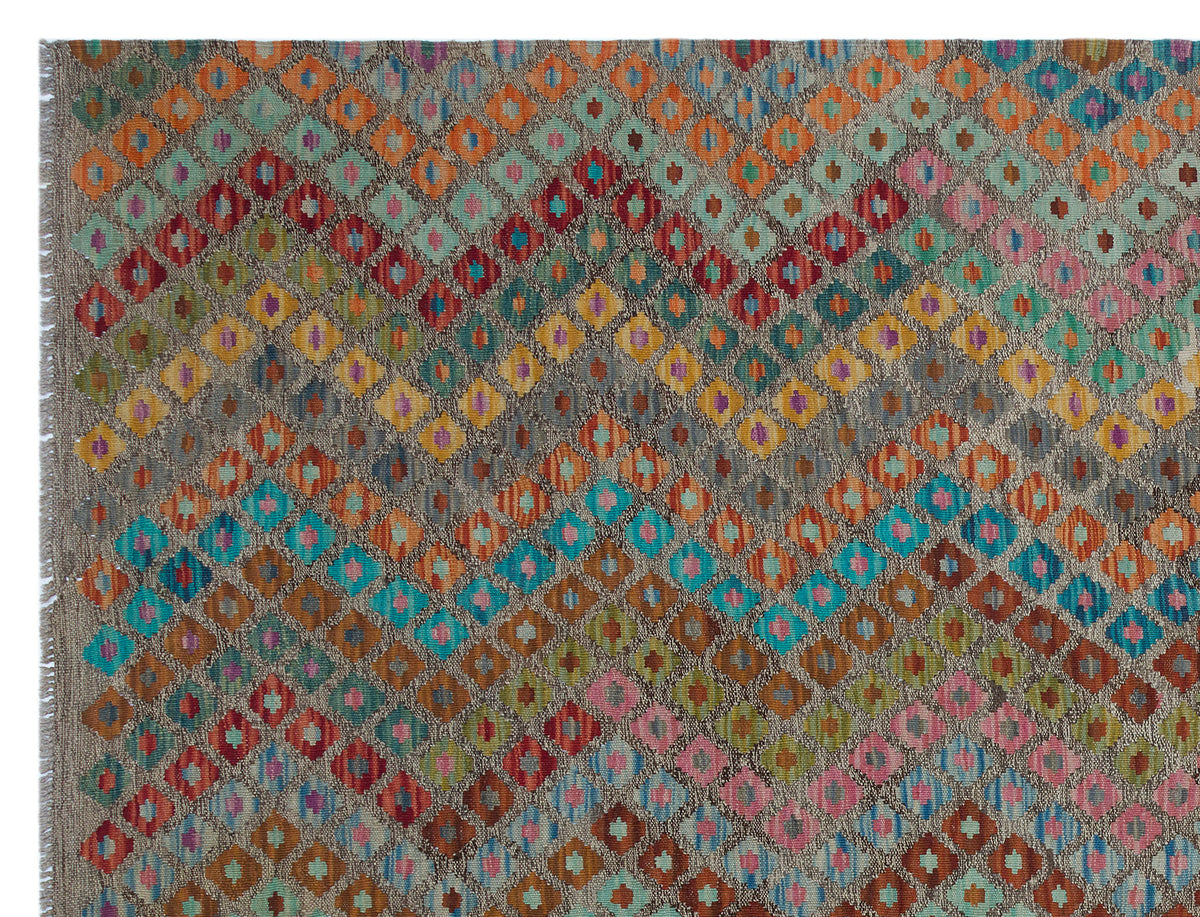 Naturel Over Dyed Kandahar Rug 6&#39;2&#39;&#39; x 8&#39;0&#39;&#39; ft 188 x 244 cm