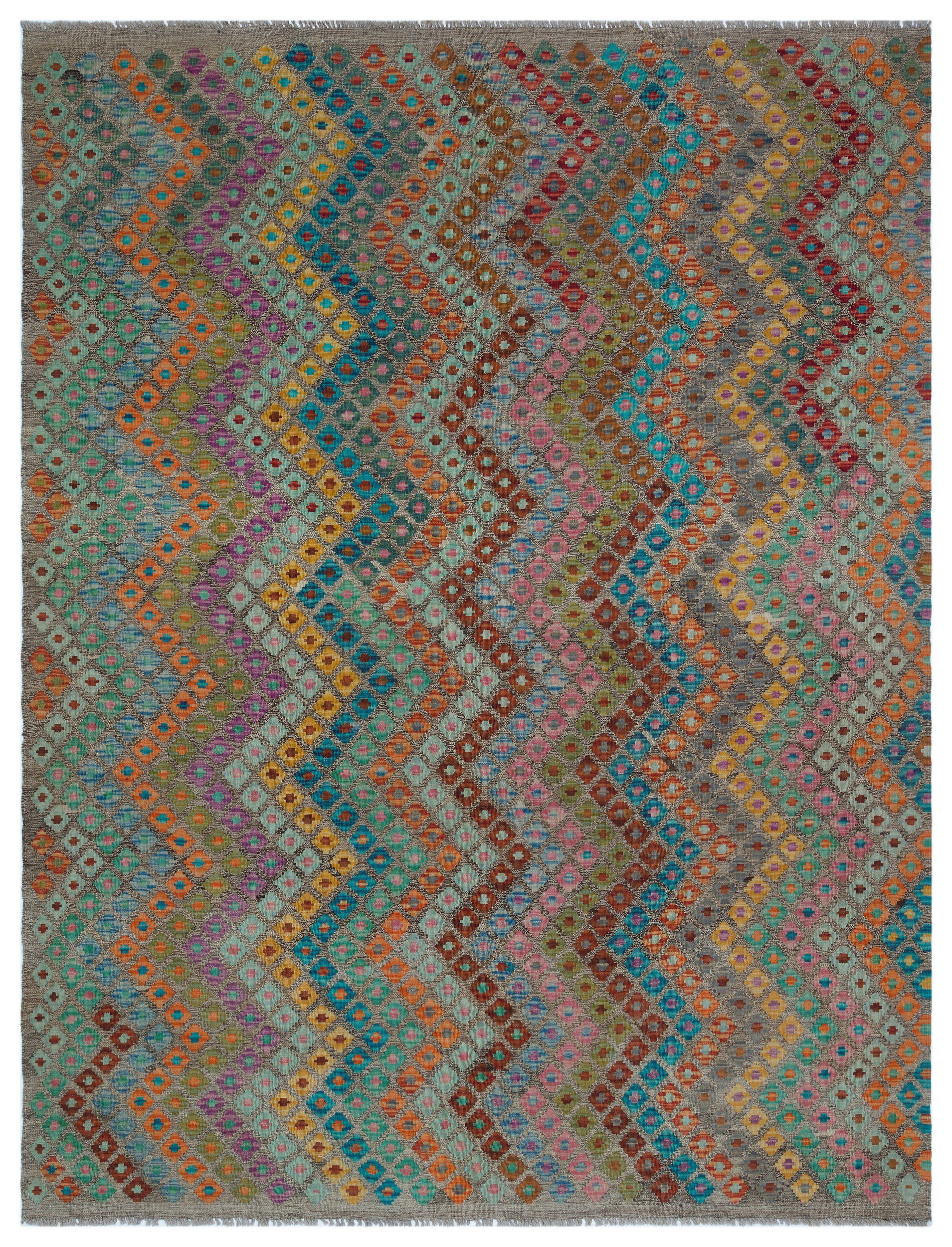 Naturel Over Dyed Kandahar Rug 6'2'' x 8'0'' ft 188 x 244 cm