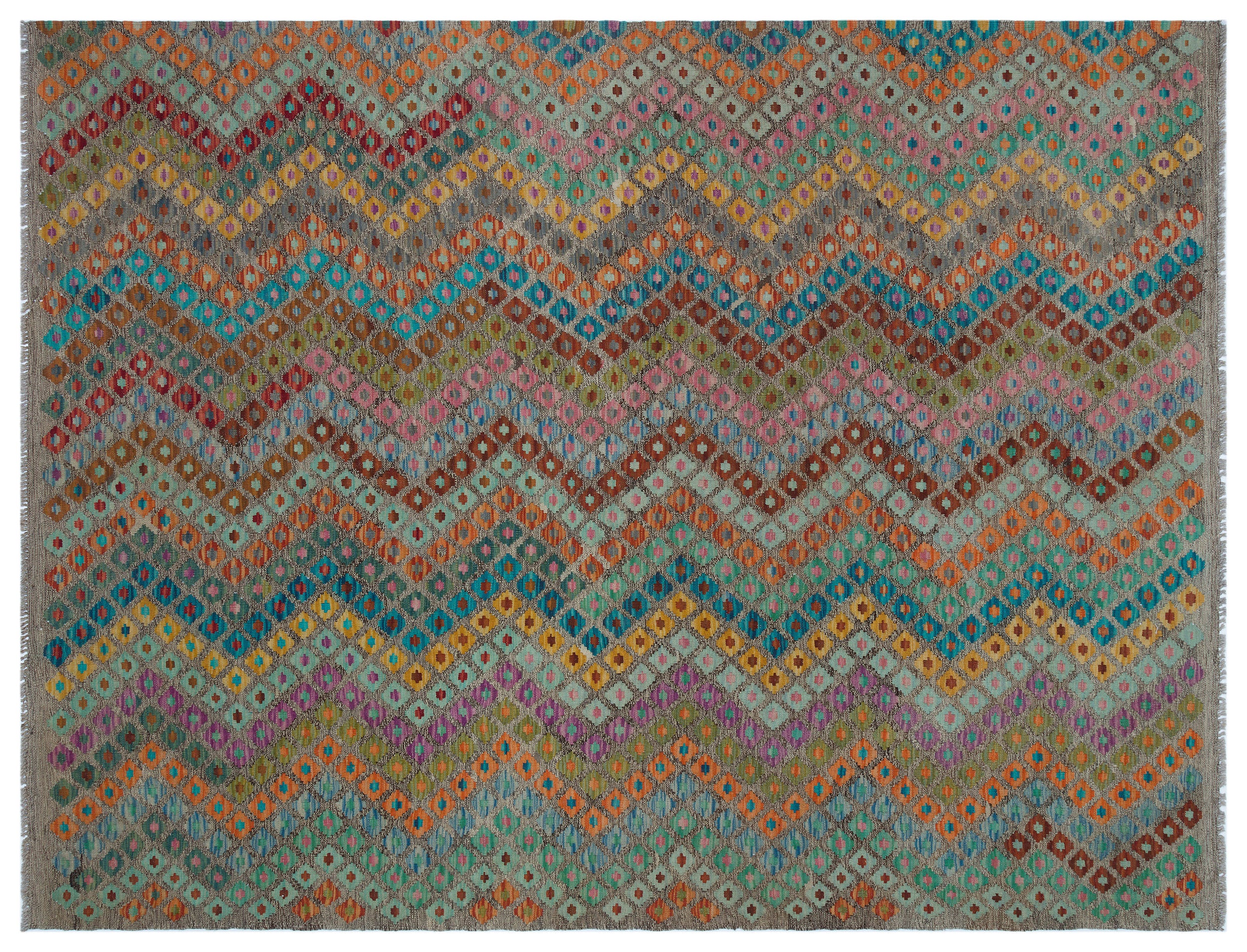 Naturel Over Dyed Kandahar Rug 6'2'' x 8'0'' ft 188 x 244 cm