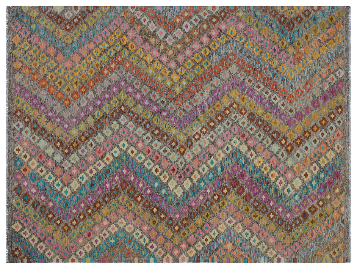 Naturel Over Dyed Kandahar Rug 5&#39;12&#39;&#39; x 7&#39;12&#39;&#39; ft 182 x 243 cm