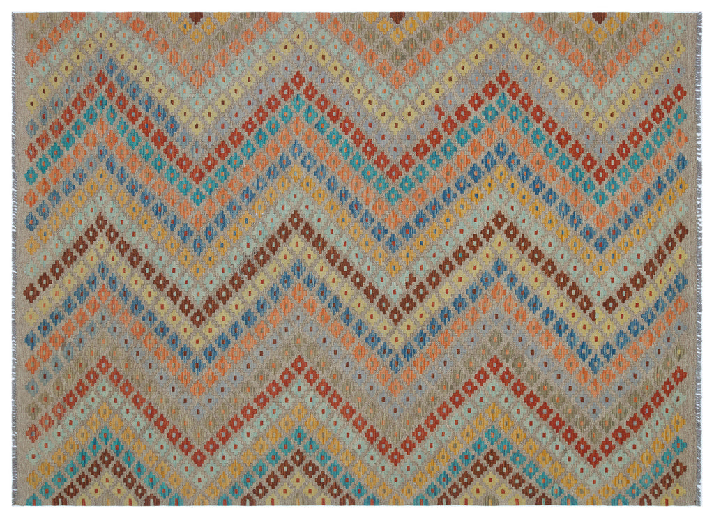 Naturel Over Dyed Kandahar Rug 5'9'' x 7'9'' ft 176 x 237 cm