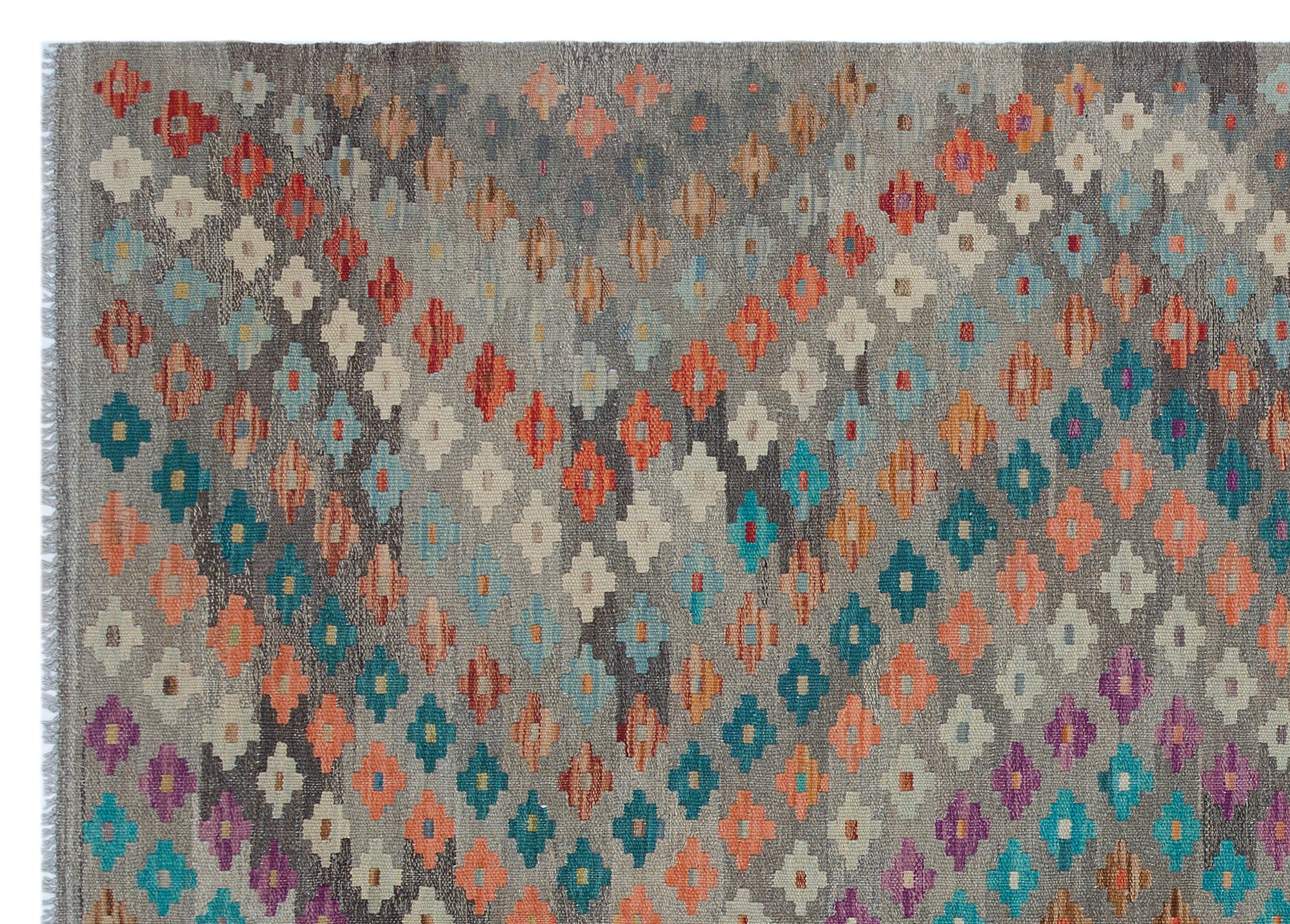 Naturel Over Dyed Kandahar Rug 5'9'' x 8'1'' ft 175 x 247 cm
