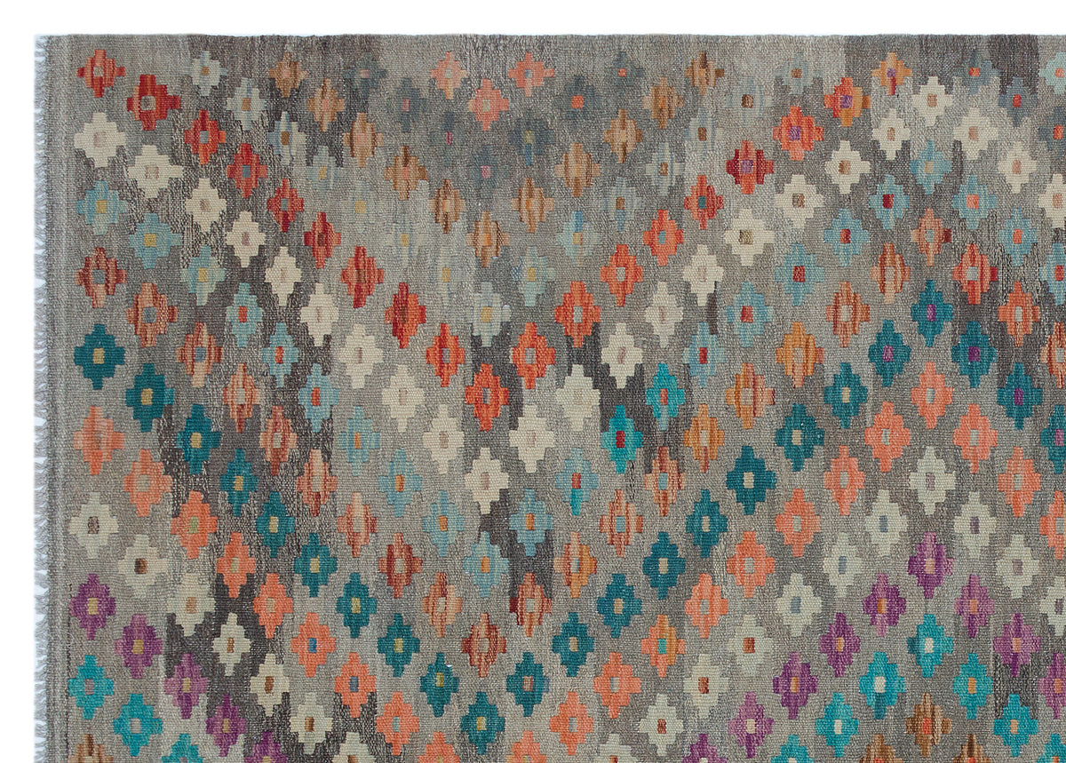 Naturel Over Dyed Kandahar Rug 5&#39;9&#39;&#39; x 8&#39;1&#39;&#39; ft 175 x 247 cm