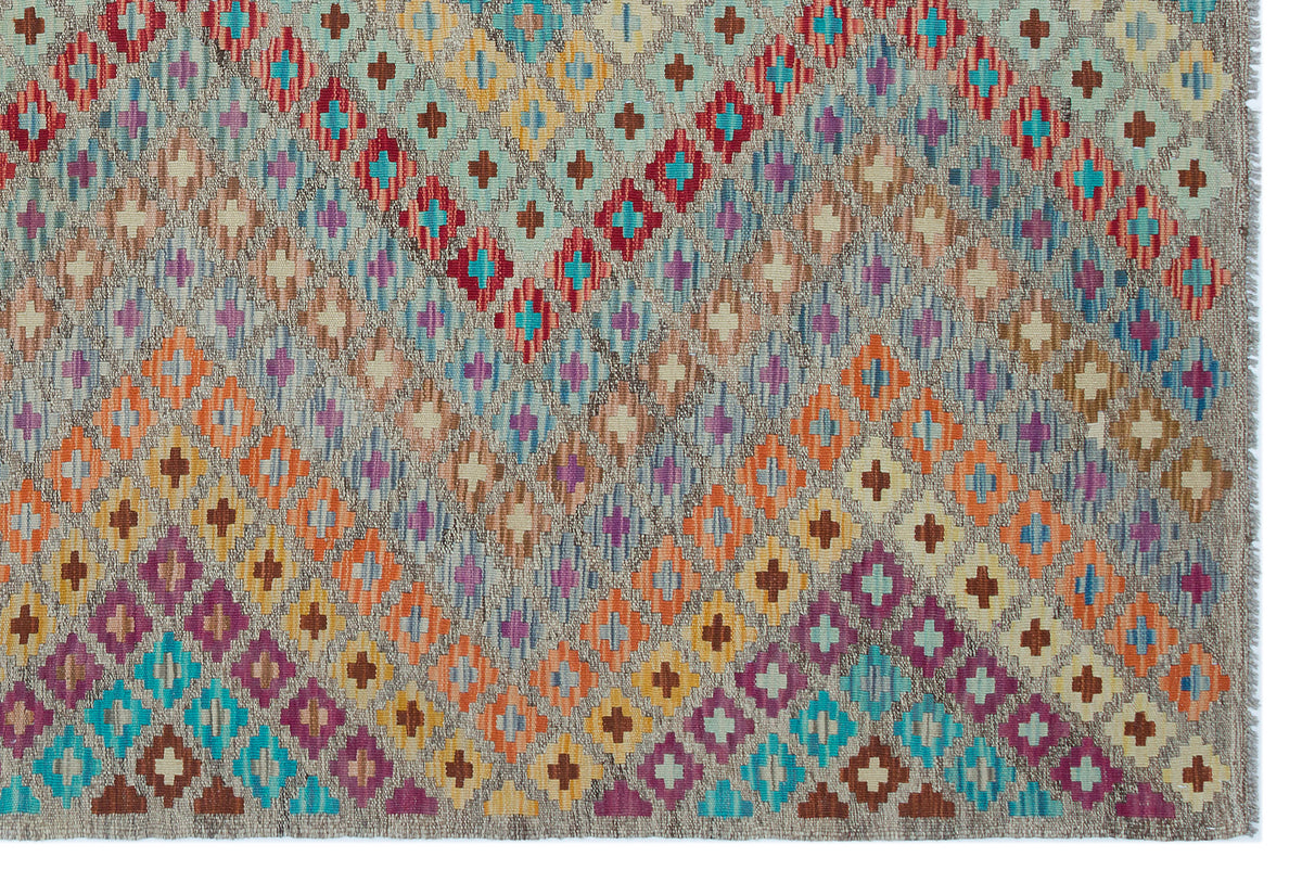 Naturel Over Dyed Kandahar Rug 5&#39;7&#39;&#39; x 8&#39;4&#39;&#39; ft 170 x 255 cm