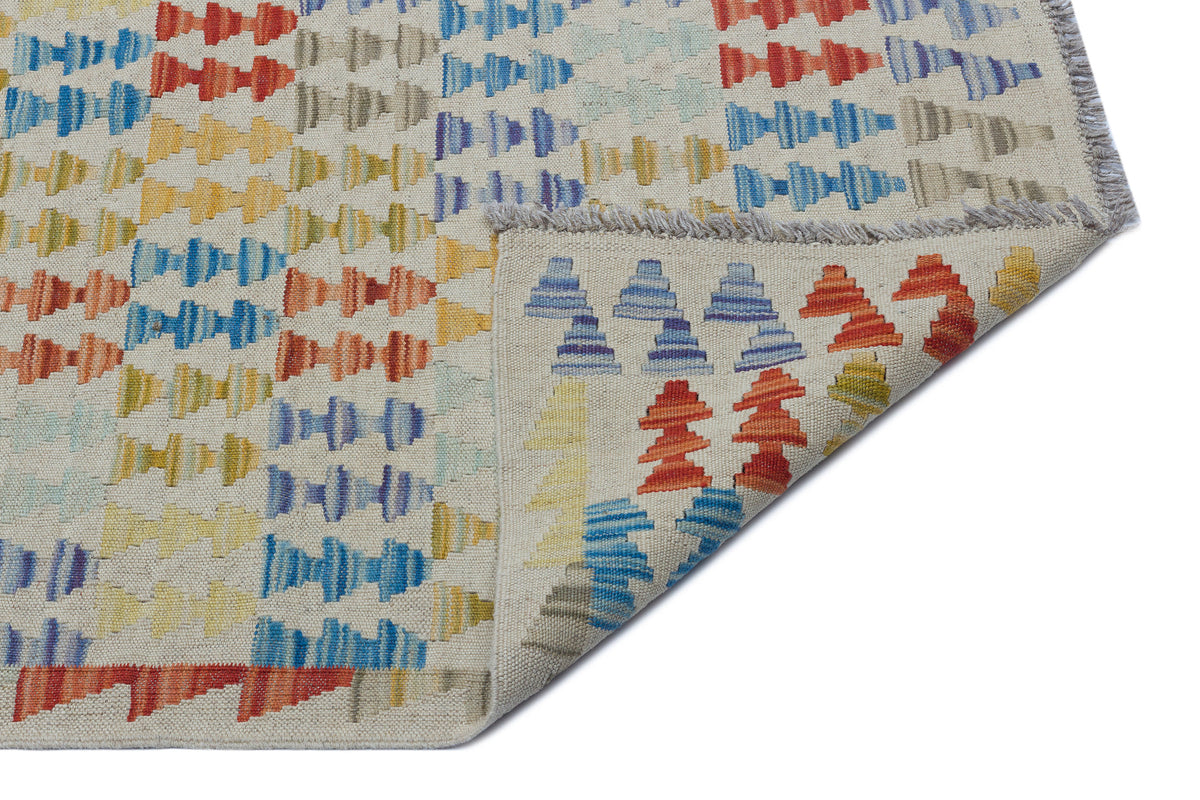 Naturel Over Dyed Kandahar Rug 6&#39;7&#39;&#39; x 9&#39;8&#39;&#39; ft 200 x 294 cm