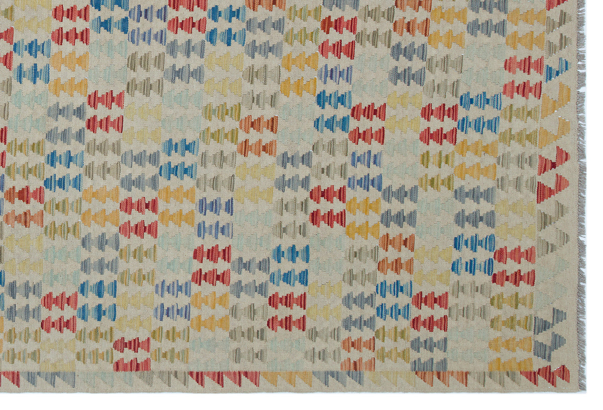 Naturel Over Dyed Kandahar Rug 6&#39;7&#39;&#39; x 9&#39;8&#39;&#39; ft 200 x 294 cm