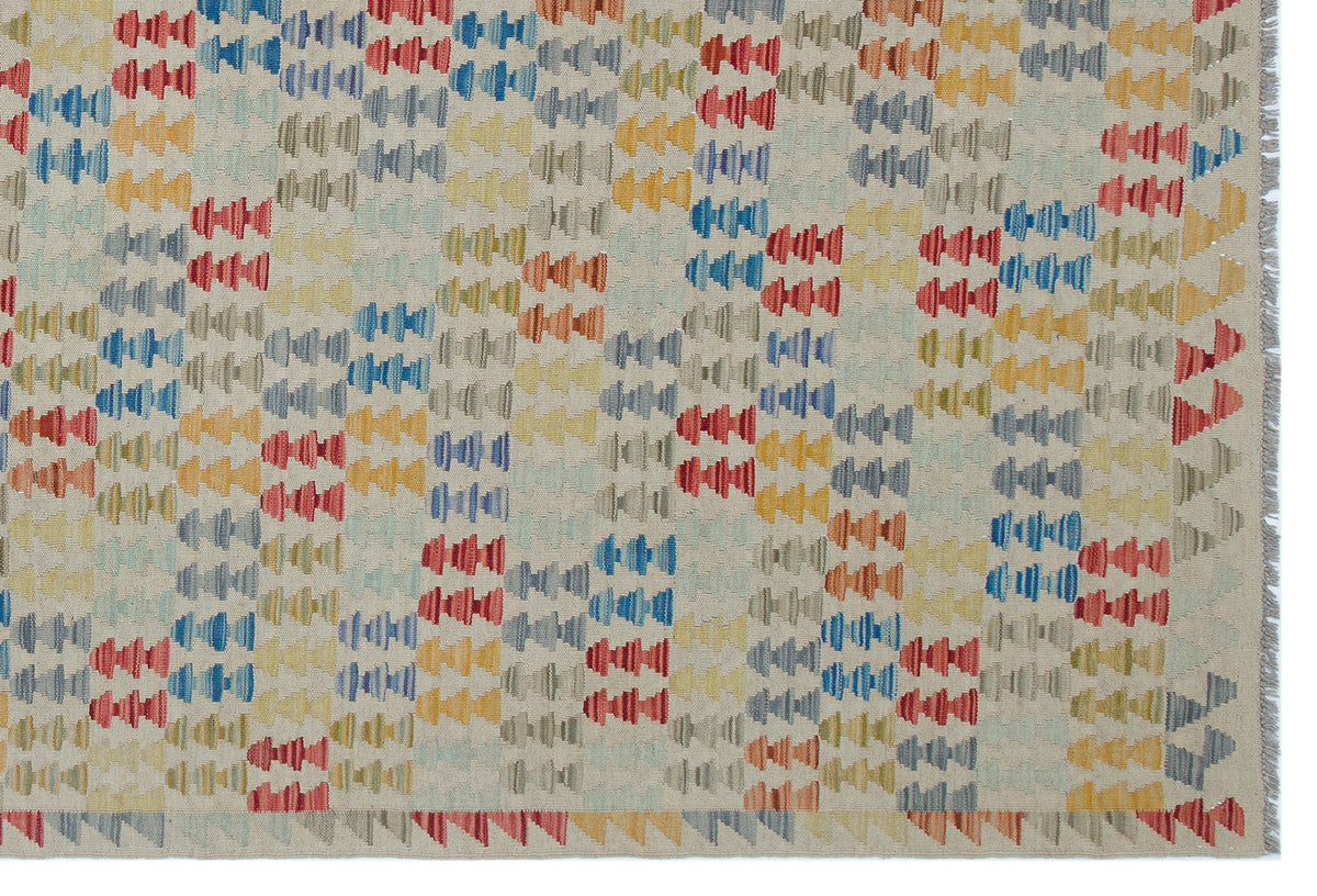 Naturel Over Dyed Kandahar Rug 6&#39;7&#39;&#39; x 9&#39;8&#39;&#39; ft 200 x 294 cm