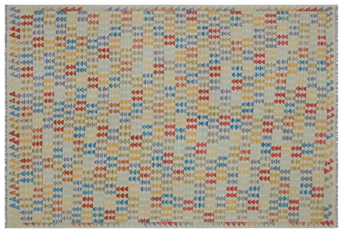 Naturel Over Dyed Kandahar Rug 6&#39;7&#39;&#39; x 9&#39;8&#39;&#39; ft 200 x 294 cm