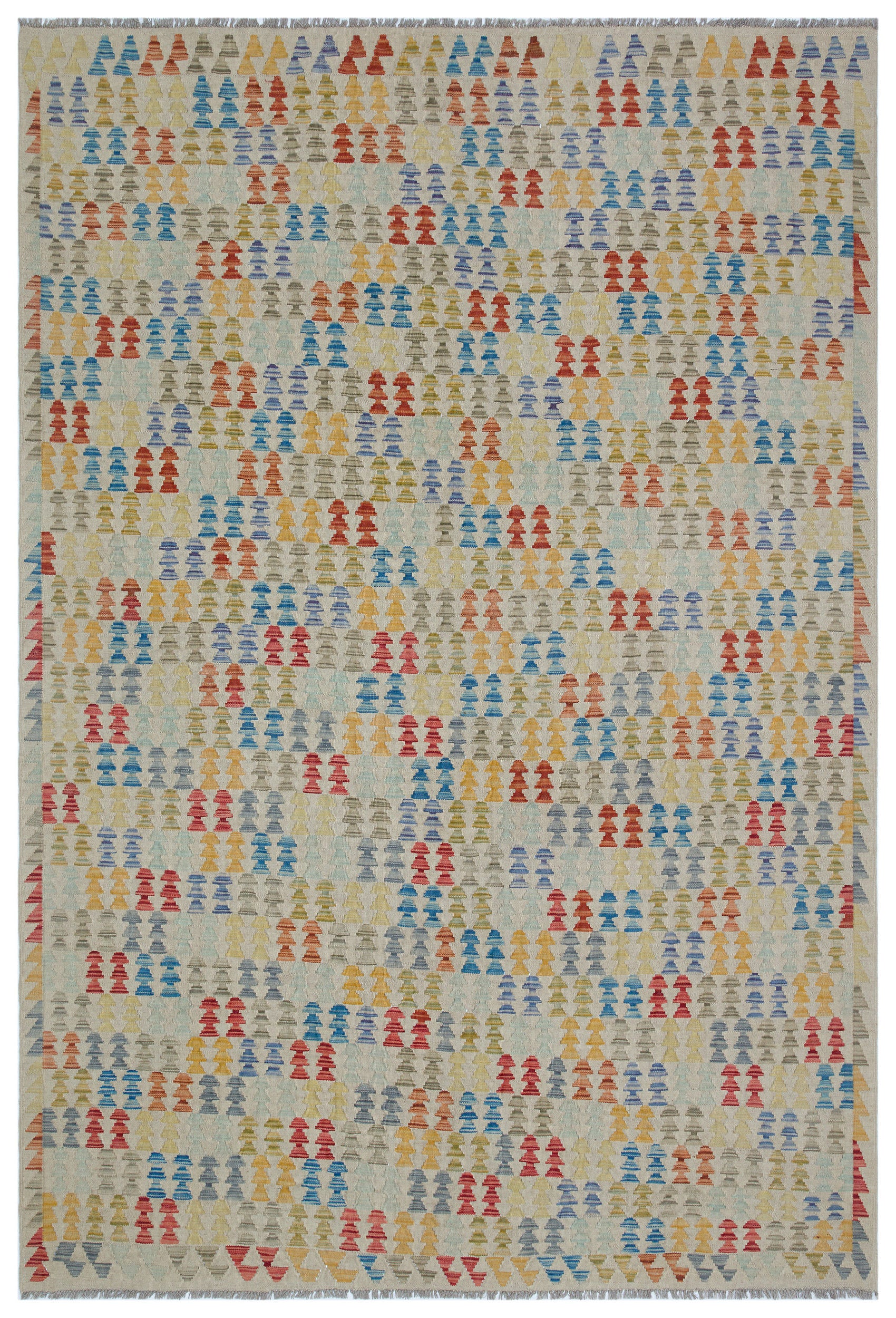 Naturel Over Dyed Kandahar Rug 6'7'' x 9'8'' ft 200 x 294 cm