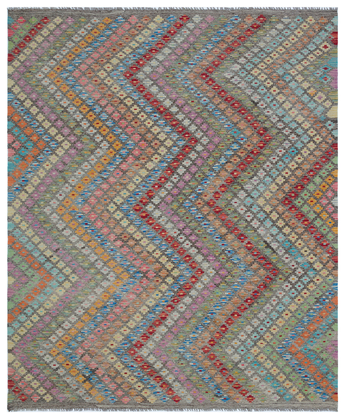 Naturel Over Dyed Kandahar Rug 6&#39;4&#39;&#39; x 7&#39;9&#39;&#39; ft 193 x 235 cm