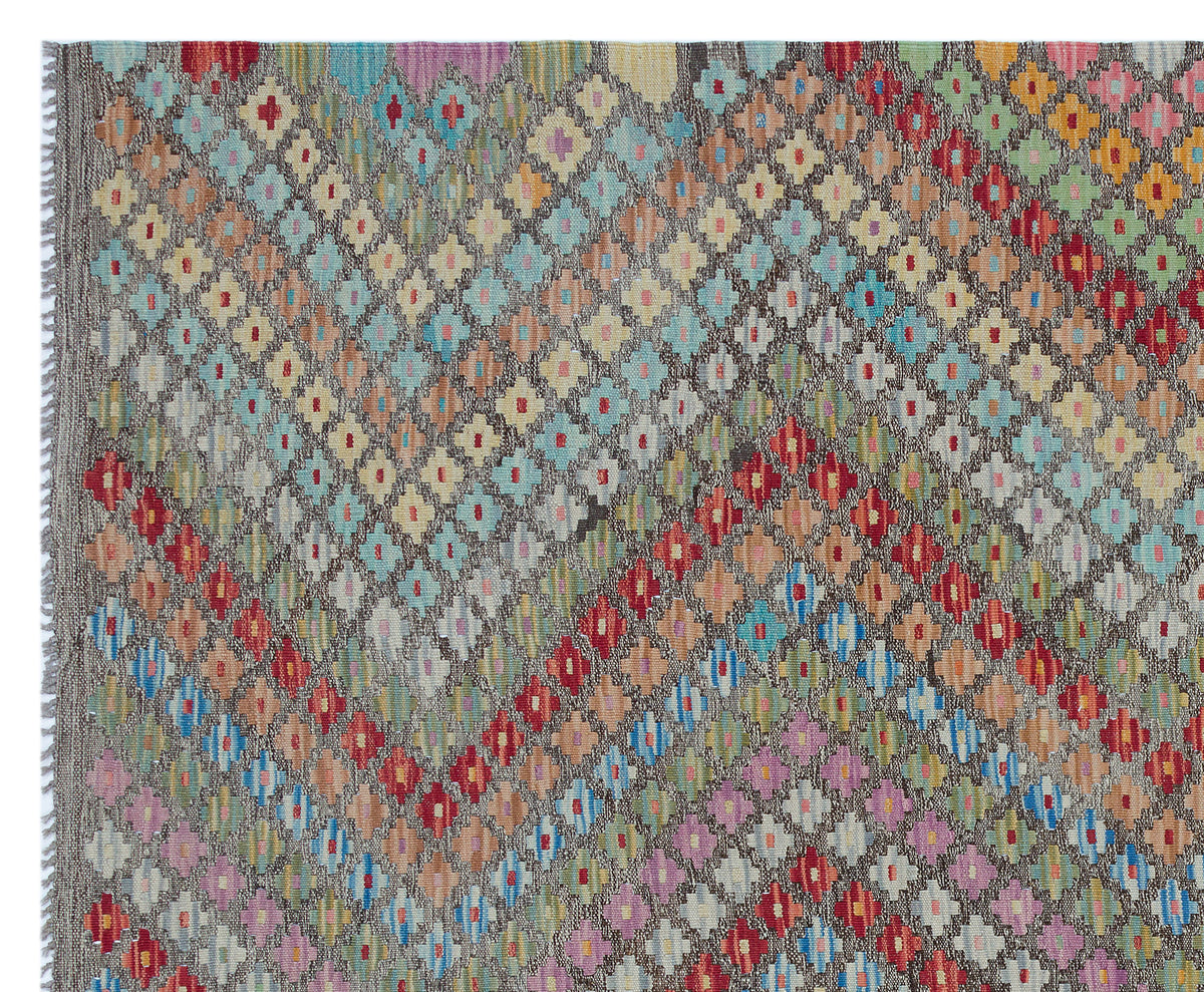 Naturel Over Dyed Kandahar Rug 6&#39;4&#39;&#39; x 7&#39;9&#39;&#39; ft 193 x 235 cm