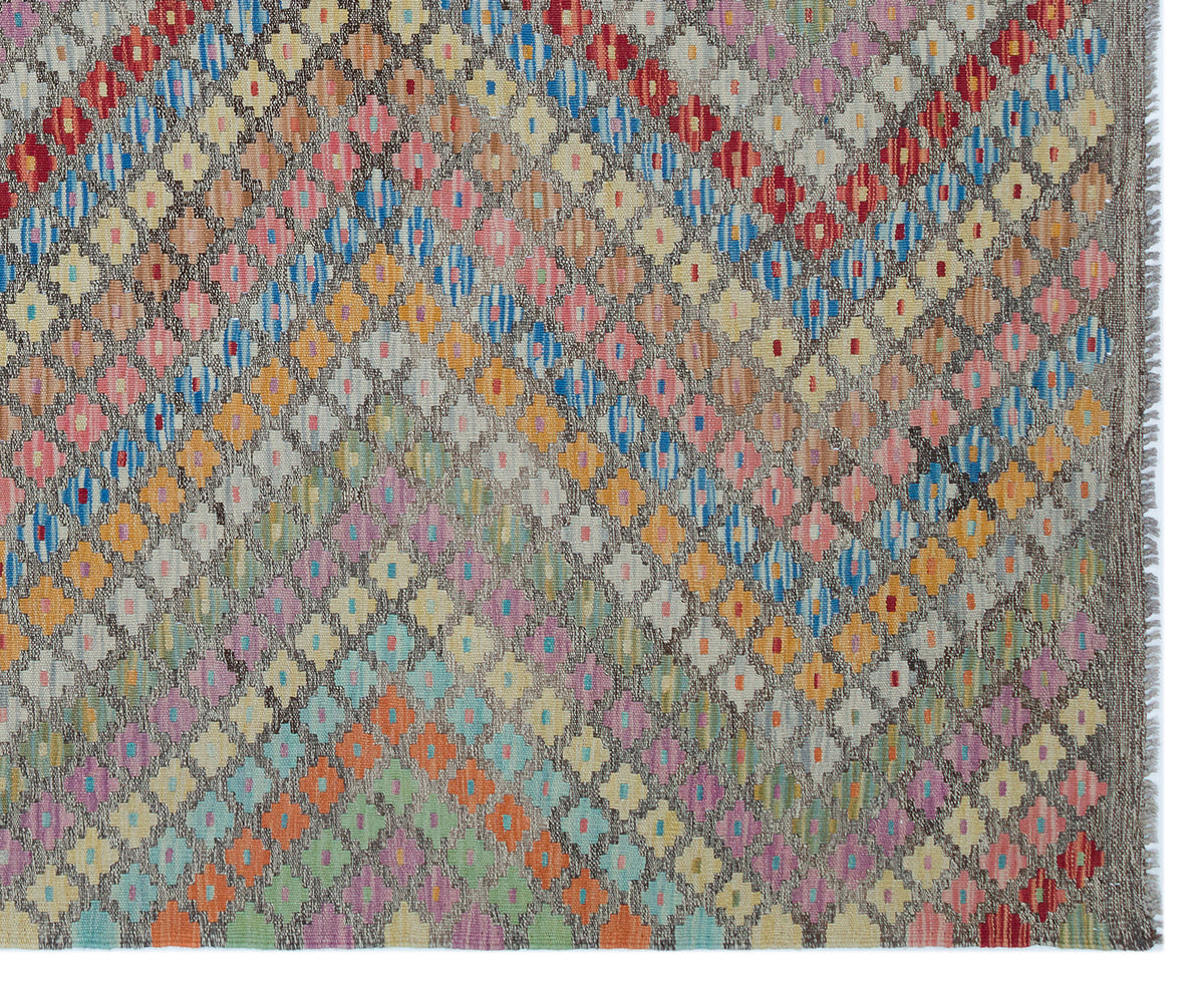 Naturel Over Dyed Kandahar Rug 6&#39;4&#39;&#39; x 7&#39;9&#39;&#39; ft 193 x 235 cm
