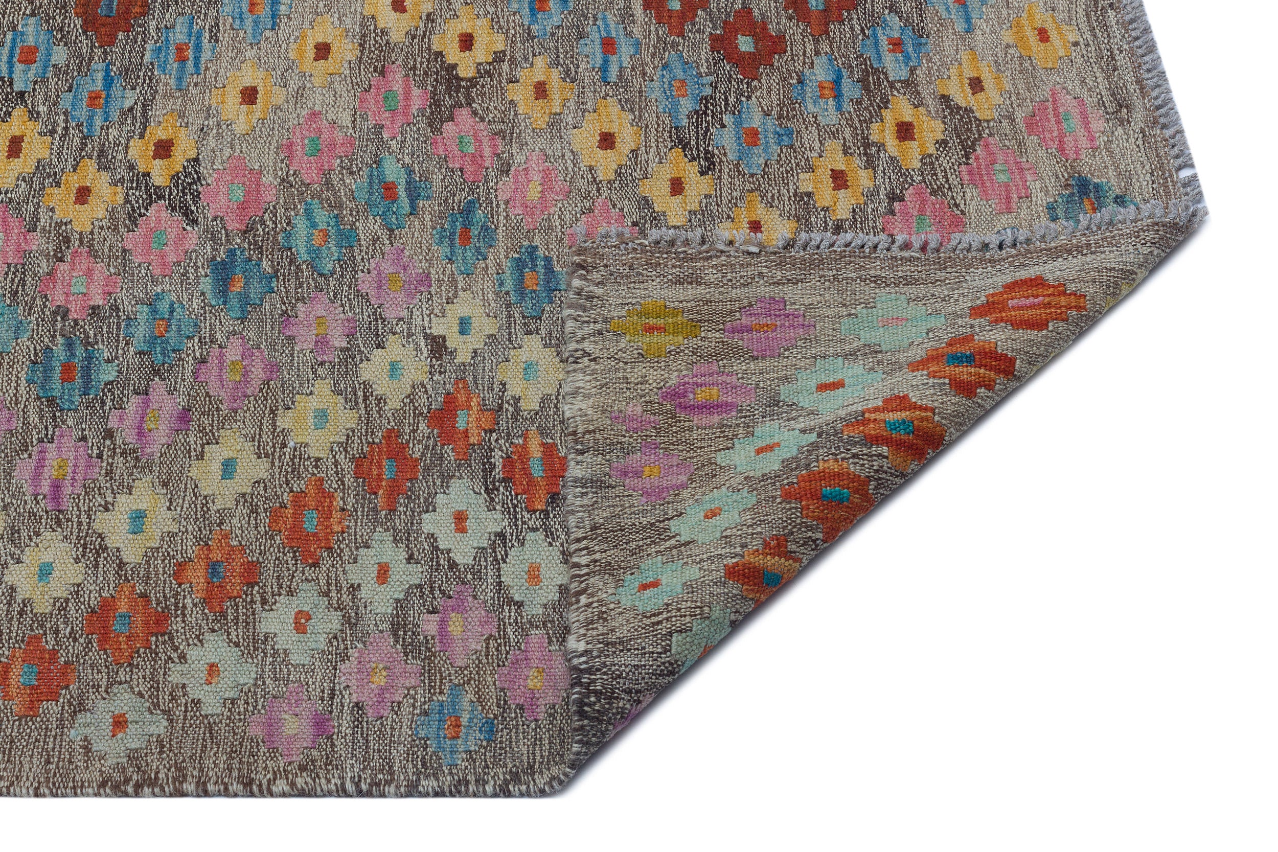 Naturel Over Dyed Kandahar Rug 6'1'' x 8'1'' ft 185 x 246 cm