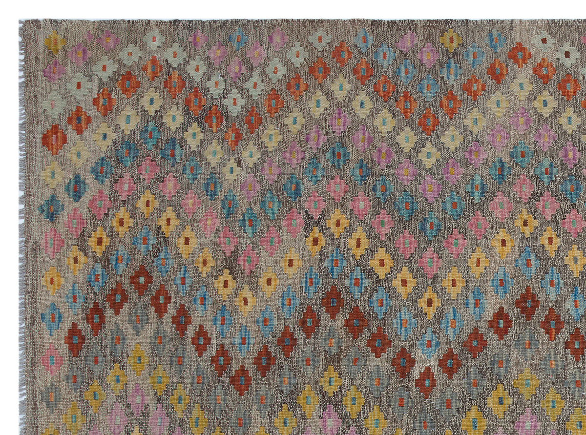 Naturel Over Dyed Kandahar Rug 6&#39;1&#39;&#39; x 8&#39;1&#39;&#39; ft 185 x 246 cm