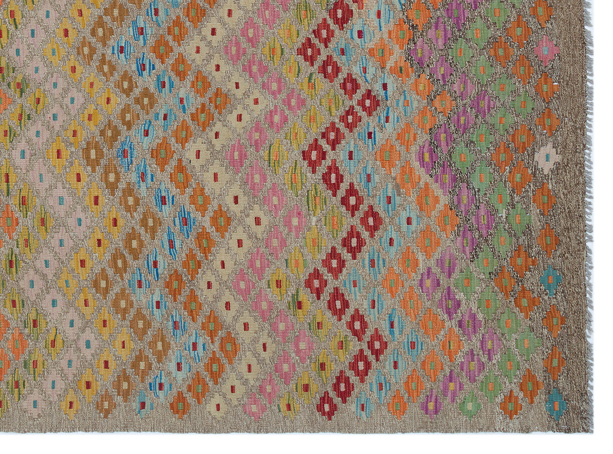 Naturel Over Dyed Kandahar Rug 6&#39;3&#39;&#39; x 8&#39;2&#39;&#39; ft 190 x 250 cm