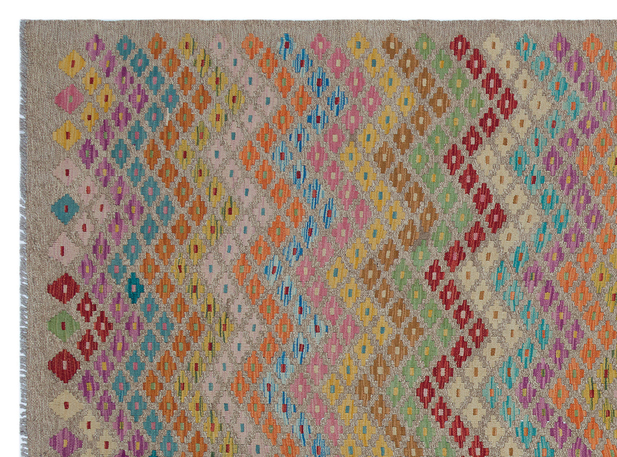 Naturel Over Dyed Kandahar Rug 6&#39;3&#39;&#39; x 8&#39;2&#39;&#39; ft 190 x 250 cm