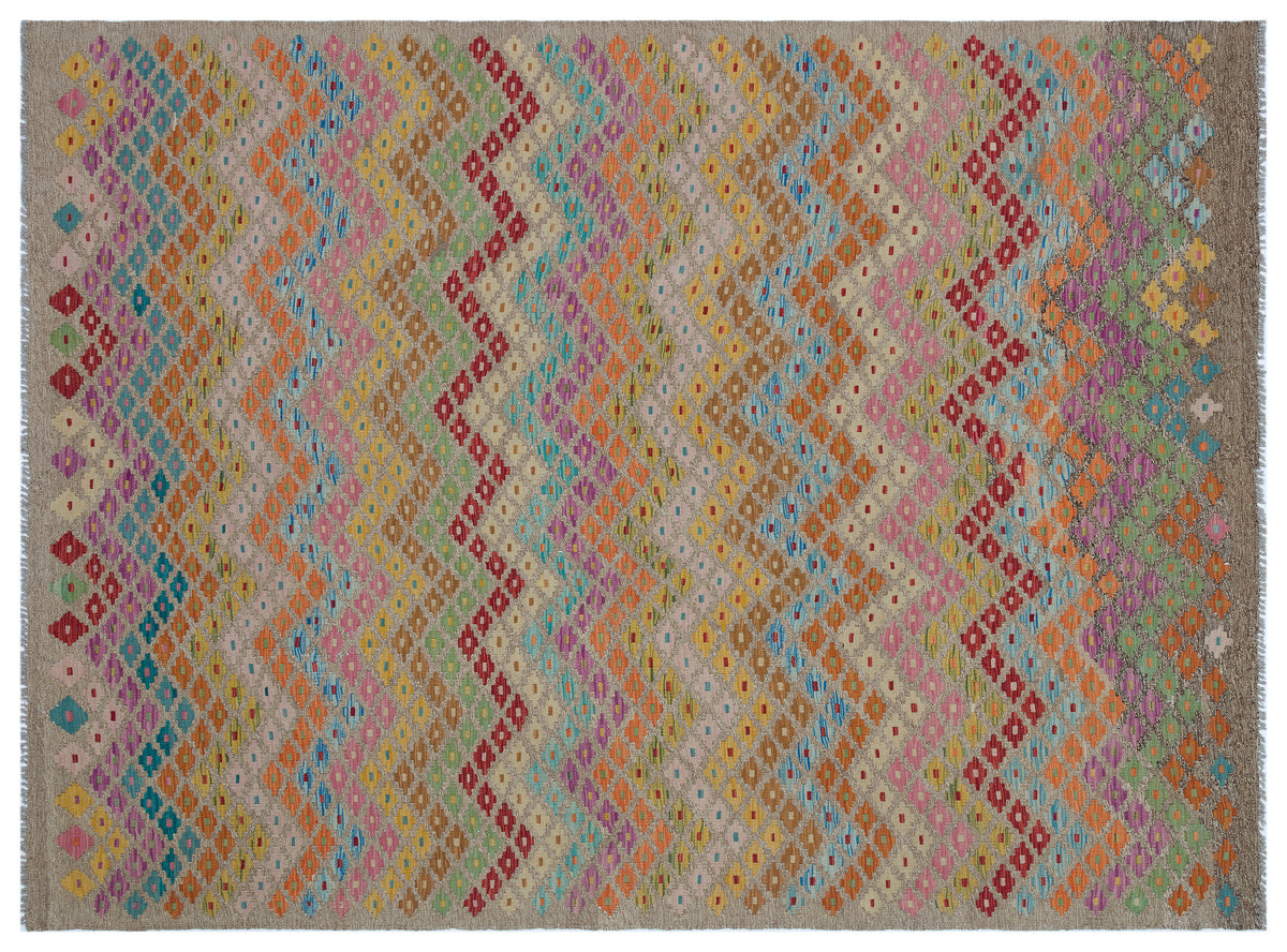 Naturel Over Dyed Kandahar Rug 6&#39;3&#39;&#39; x 8&#39;2&#39;&#39; ft 190 x 250 cm