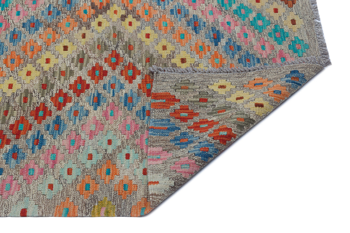 Naturel Over Dyed Kandahar Rug 5&#39;11&#39;&#39; x 8&#39;1&#39;&#39; ft 180 x 247 cm