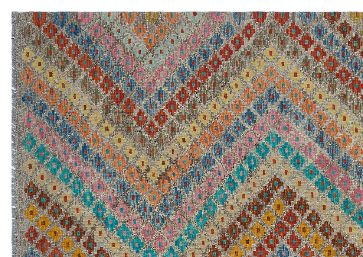 Naturel Over Dyed Kandahar Rug 5&#39;11&#39;&#39; x 8&#39;1&#39;&#39; ft 180 x 247 cm