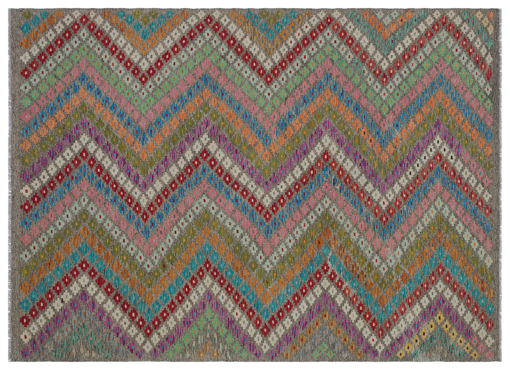 Naturel Over Dyed Kandahar Rug 5'10'' x 8'1'' ft 178 x 246 cm