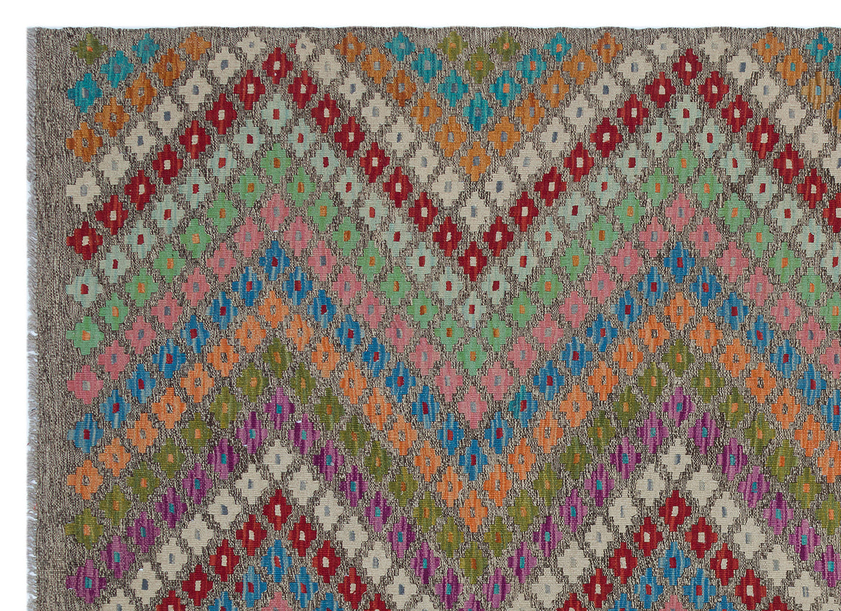 Naturel Over Dyed Kandahar Rug 5&#39;10&#39;&#39; x 8&#39;1&#39;&#39; ft 178 x 246 cm