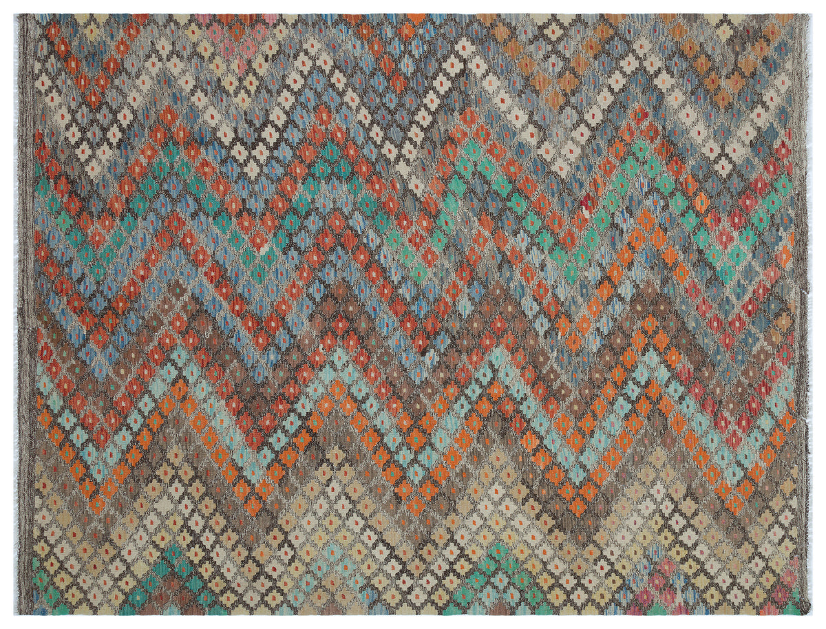 Naturel Over Dyed Kandahar Rug 6&#39;2&#39;&#39; x 8&#39;0&#39;&#39; ft 187 x 245 cm