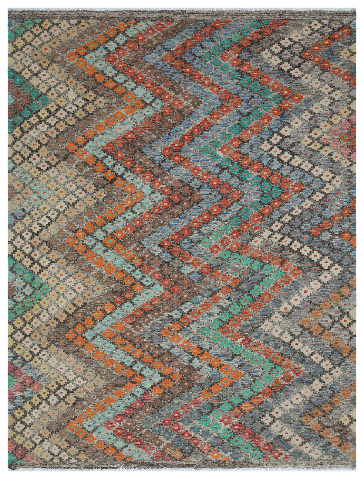 Naturel Over Dyed Kandahar Rug 6&#39;2&#39;&#39; x 8&#39;0&#39;&#39; ft 187 x 245 cm