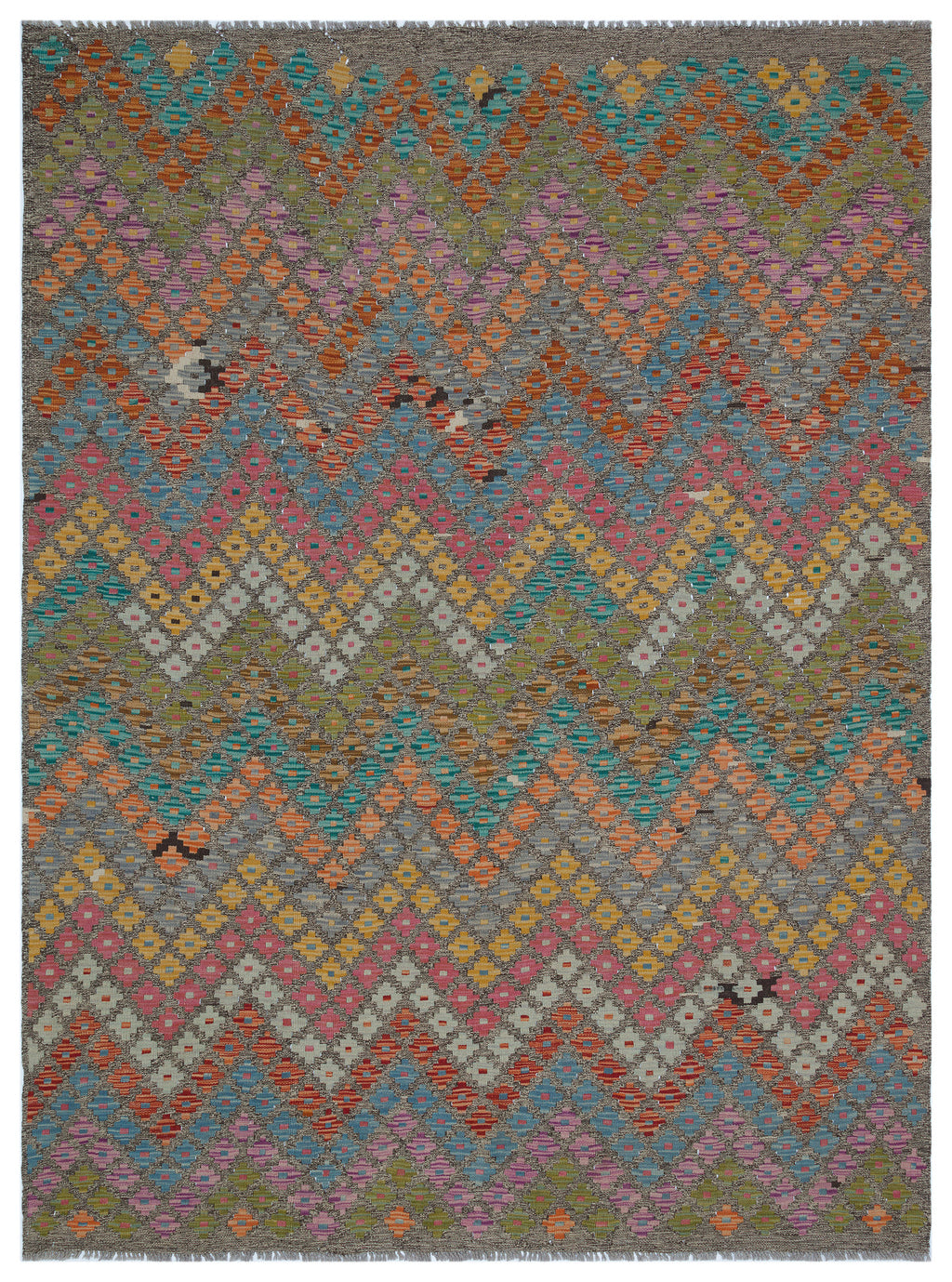 Naturel Over Dyed Kandahar Rug 6'1'' x 8'1'' ft 186 x 247 cm
