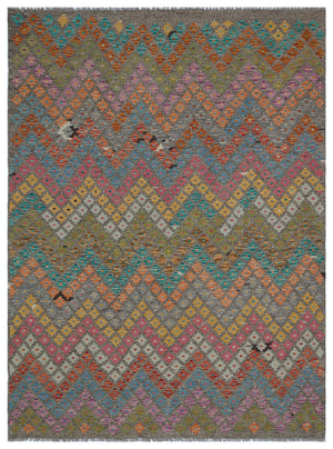 Naturel Over Dyed Kandahar Rug 6'1'' x 8'1'' ft 186 x 247 cm