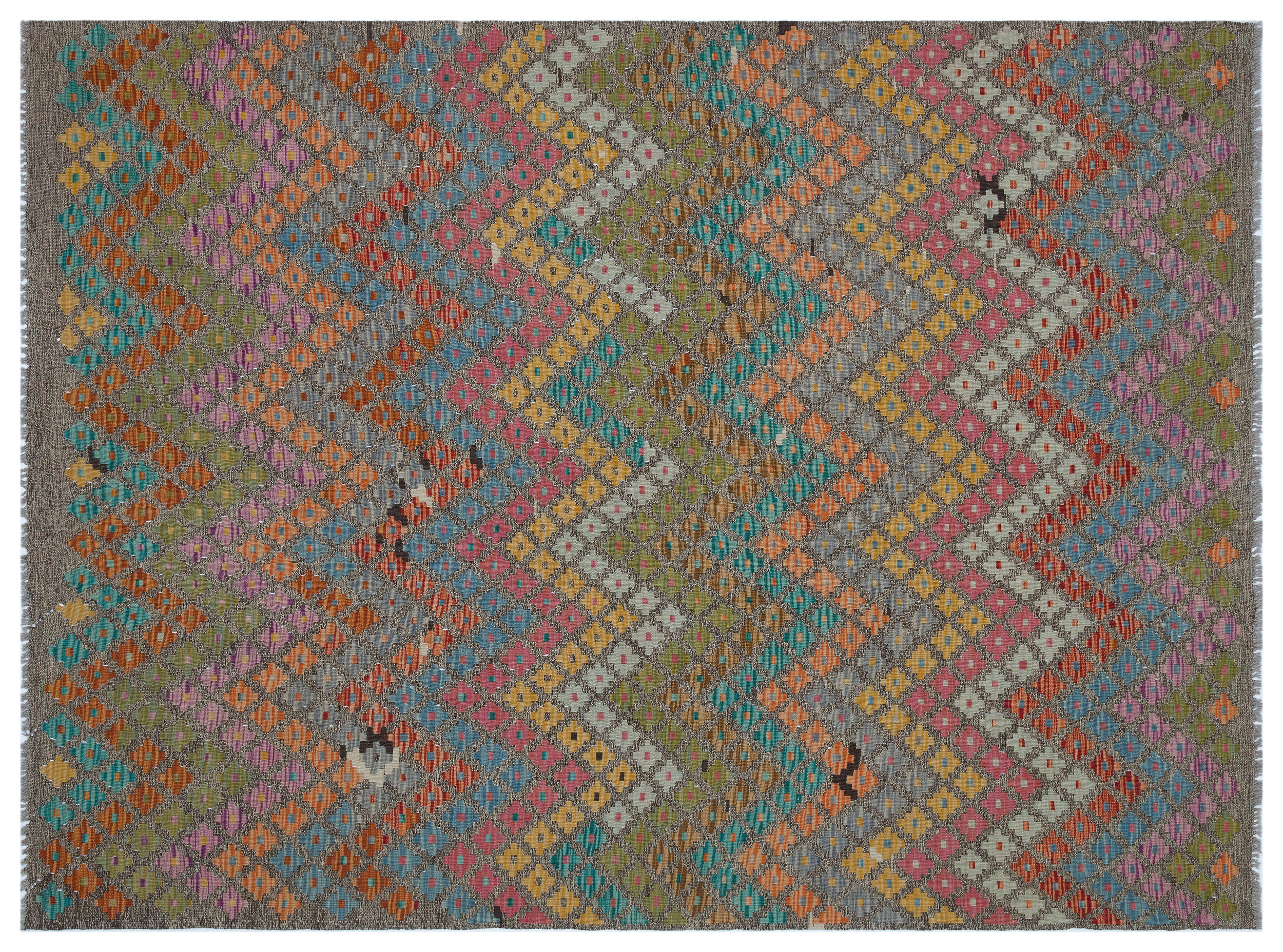 Naturel Over Dyed Kandahar Rug 6'1'' x 8'1'' ft 186 x 247 cm