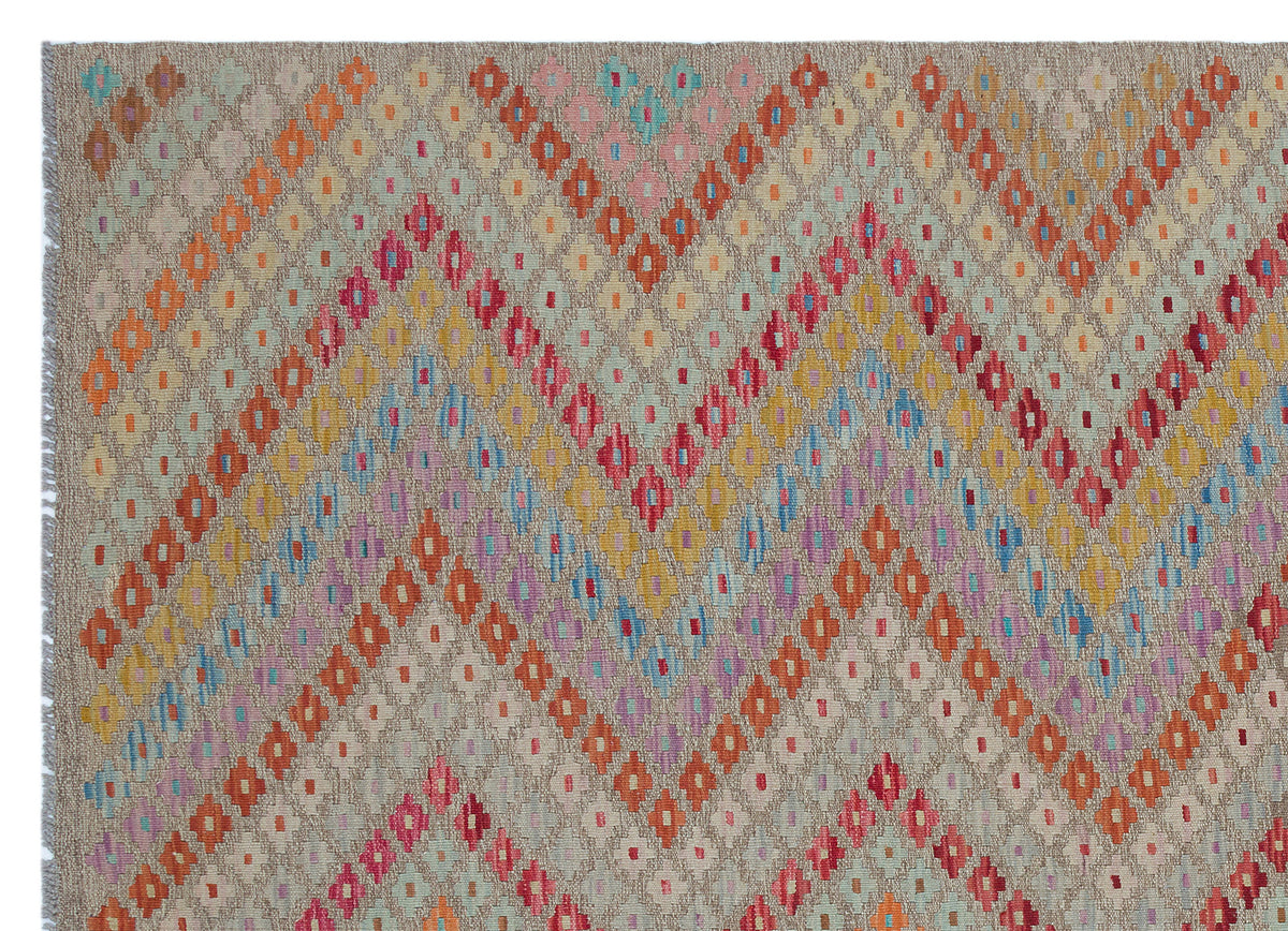 Naturel Over Dyed Kandahar Rug 5&#39;10&#39;&#39; x 7&#39;12&#39;&#39; ft 179 x 243 cm