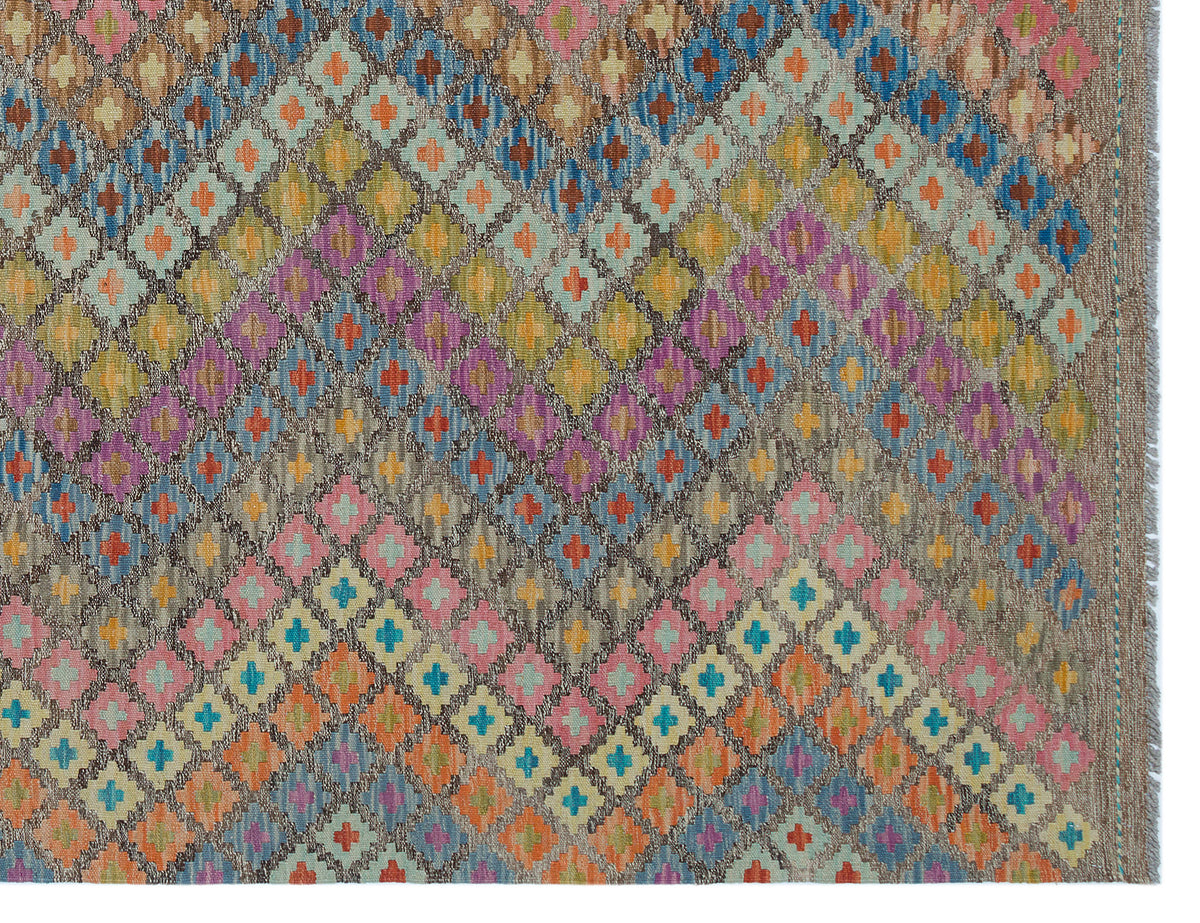 Naturel Over Dyed Kandahar Rug 6&#39;3&#39;&#39; x 8&#39;1&#39;&#39; ft 190 x 246 cm