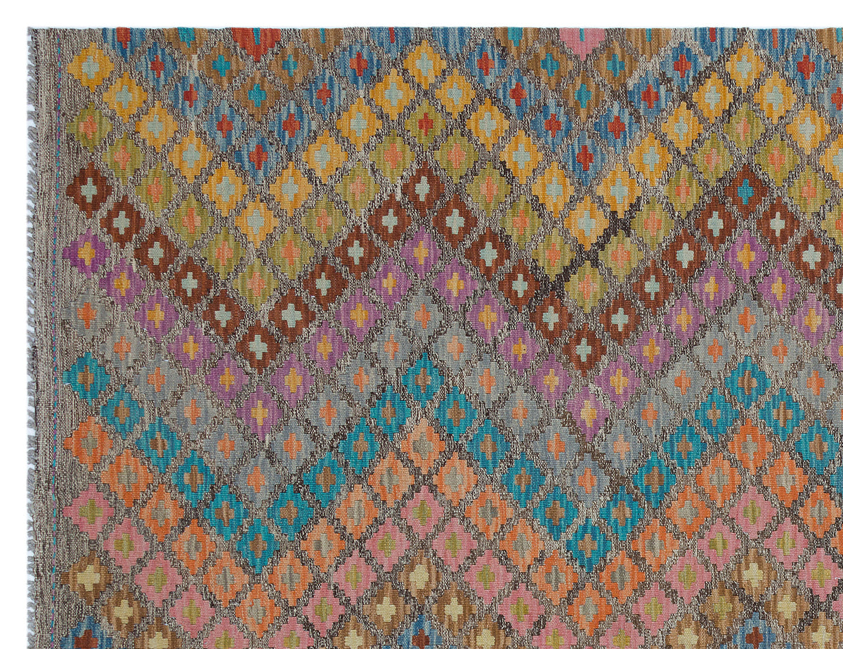 Naturel Over Dyed Kandahar Rug 6&#39;3&#39;&#39; x 8&#39;1&#39;&#39; ft 190 x 246 cm