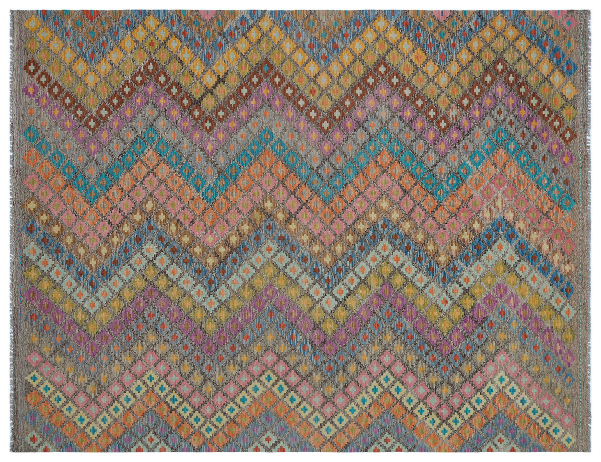 Naturel Over Dyed Kandahar Rug 6&#39;3&#39;&#39; x 8&#39;1&#39;&#39; ft 190 x 246 cm