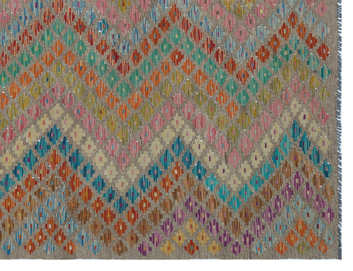 Naturel Over Dyed Kandahar Rug 6&#39;3&#39;&#39; x 8&#39;2&#39;&#39; ft 190 x 248 cm