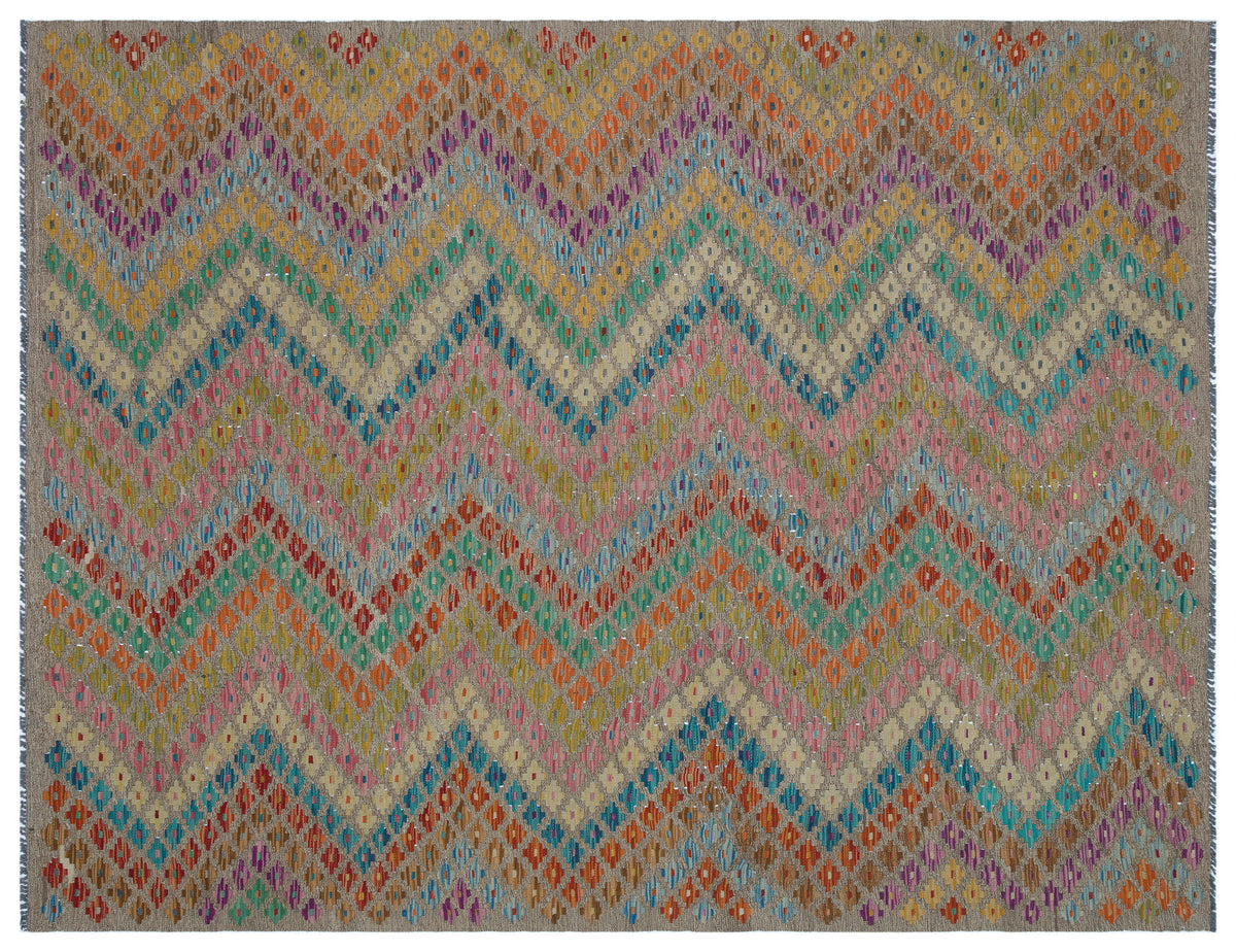 Naturel Over Dyed Kandahar Rug 6&#39;3&#39;&#39; x 8&#39;2&#39;&#39; ft 190 x 248 cm