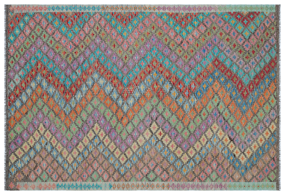 Naturel Over Dyed Kandahar Rug 5&#39;9&#39;&#39; x 8&#39;4&#39;&#39; ft 175 x 255 cm