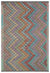 Naturel Over Dyed Kandahar Rug 5'9'' x 8'4'' ft 175 x 255 cm