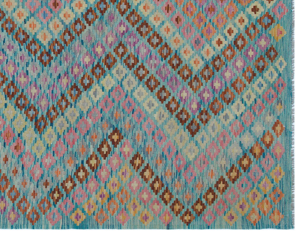 Naturel Over Dyed Kandahar Rug 6&#39;6&#39;&#39; x 8&#39;3&#39;&#39; ft 199 x 251 cm