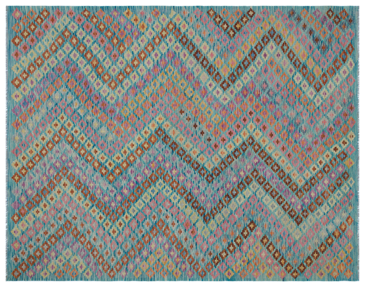 Naturel Over Dyed Kandahar Rug 6&#39;6&#39;&#39; x 8&#39;3&#39;&#39; ft 199 x 251 cm