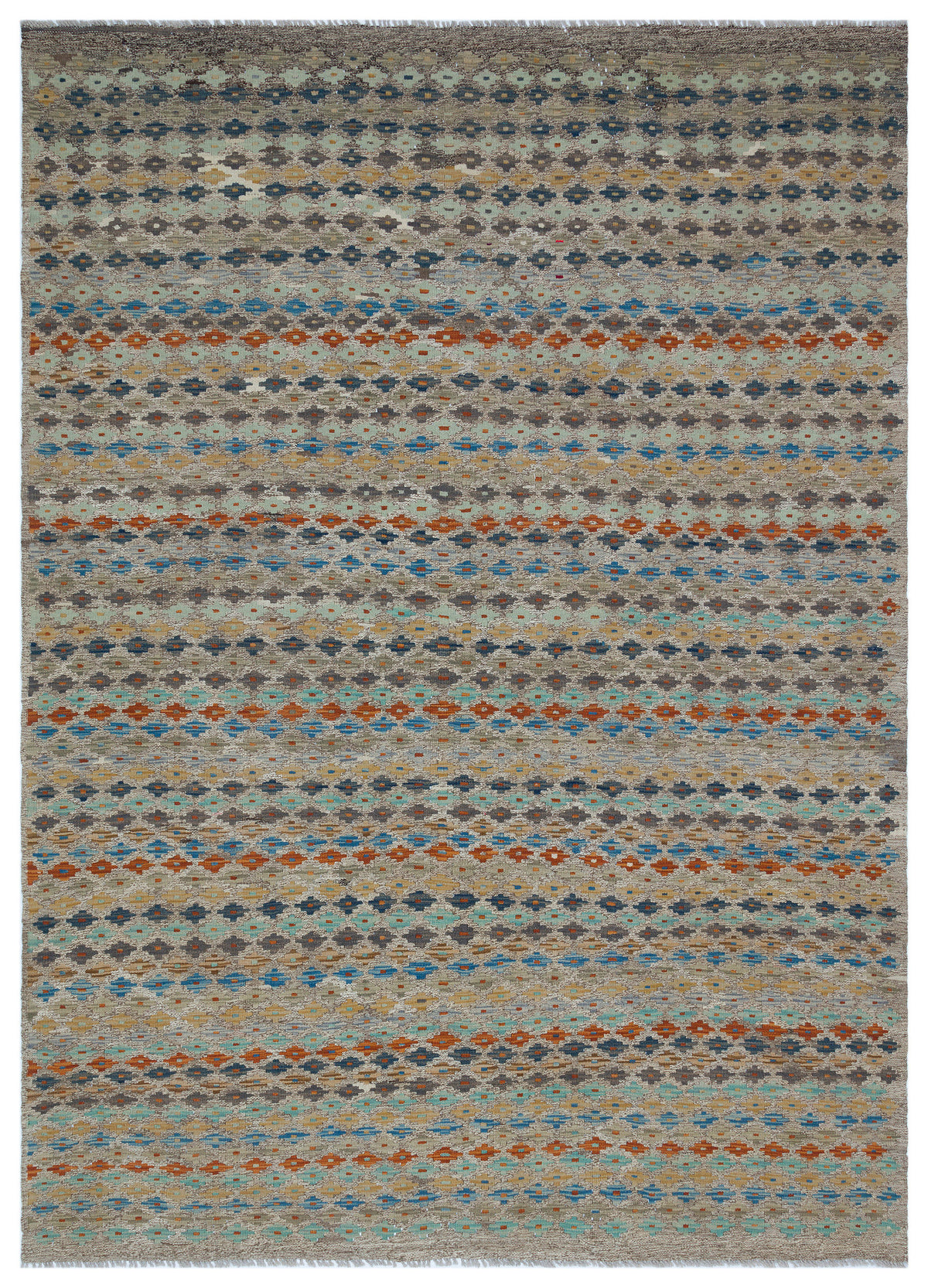 Naturel Over Dyed Kandahar Rug 6&#39;0&#39;&#39; x 8&#39;4&#39;&#39; ft 184 x 253 cm