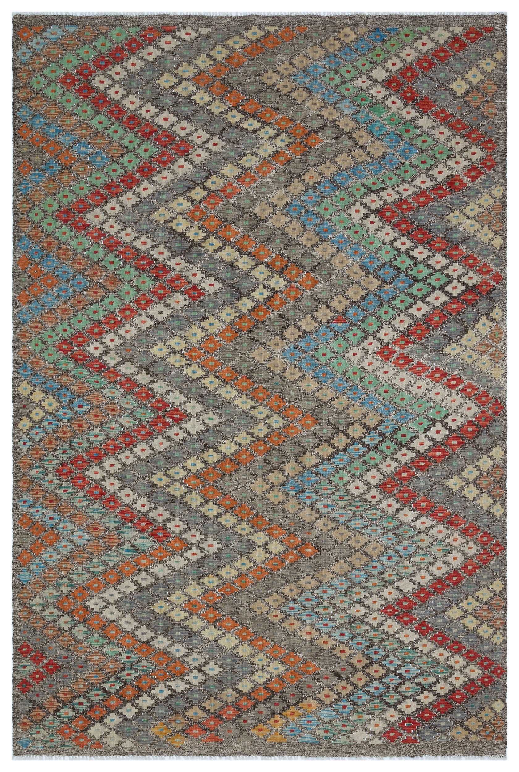 Naturel Over Dyed Kandahar Rug 5'9'' x 8'4'' ft 175 x 253 cm