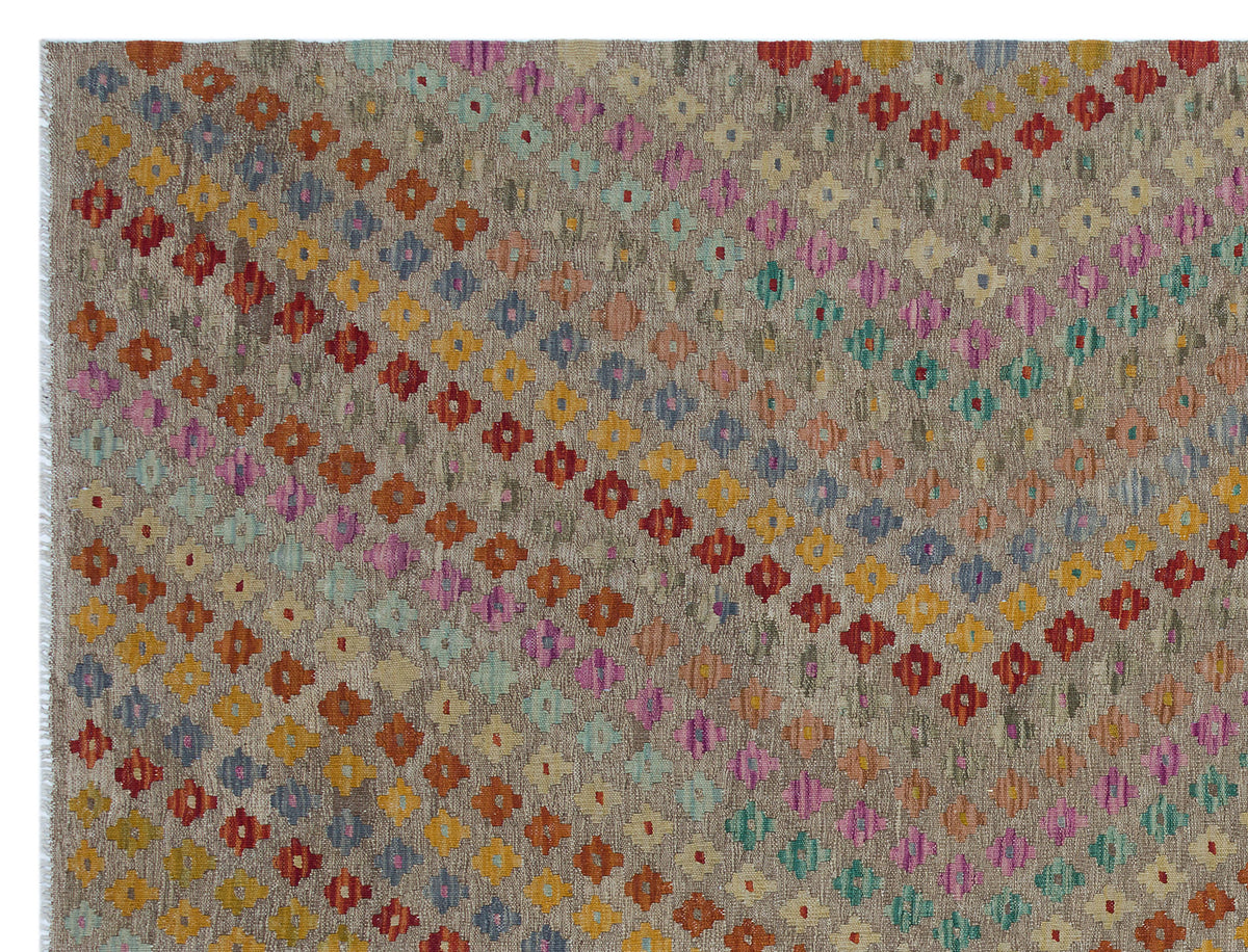 Naturel Over Dyed Kandahar Rug 6&#39;3&#39;&#39; x 8&#39;4&#39;&#39; ft 190 x 254 cm