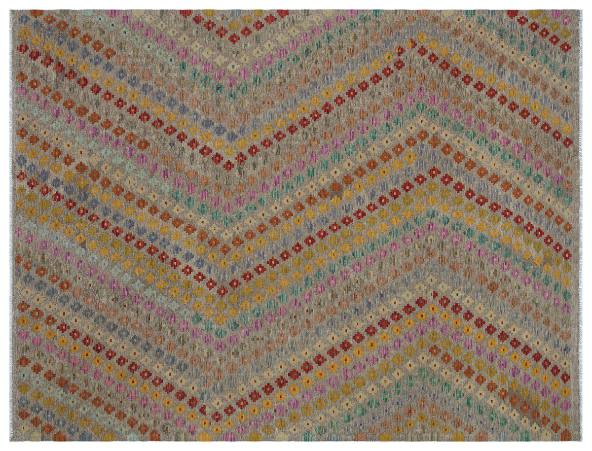 Naturel Over Dyed Kandahar Rug 6&#39;3&#39;&#39; x 8&#39;4&#39;&#39; ft 190 x 254 cm