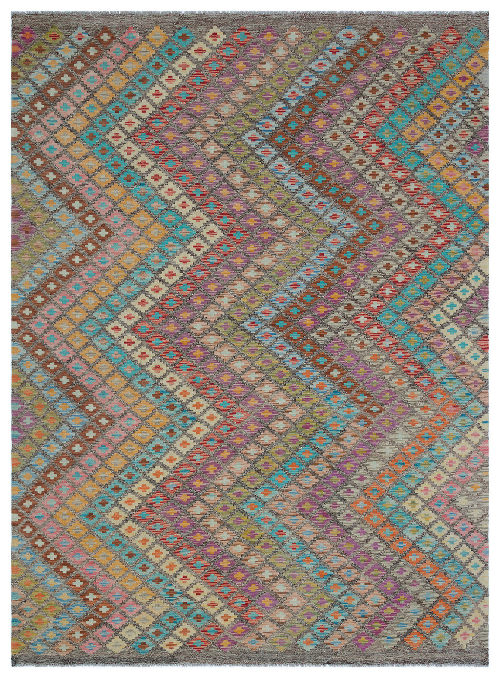 Naturel Over Dyed Kandahar Rug 6'0'' x 8'1'' ft 184 x 247 cm